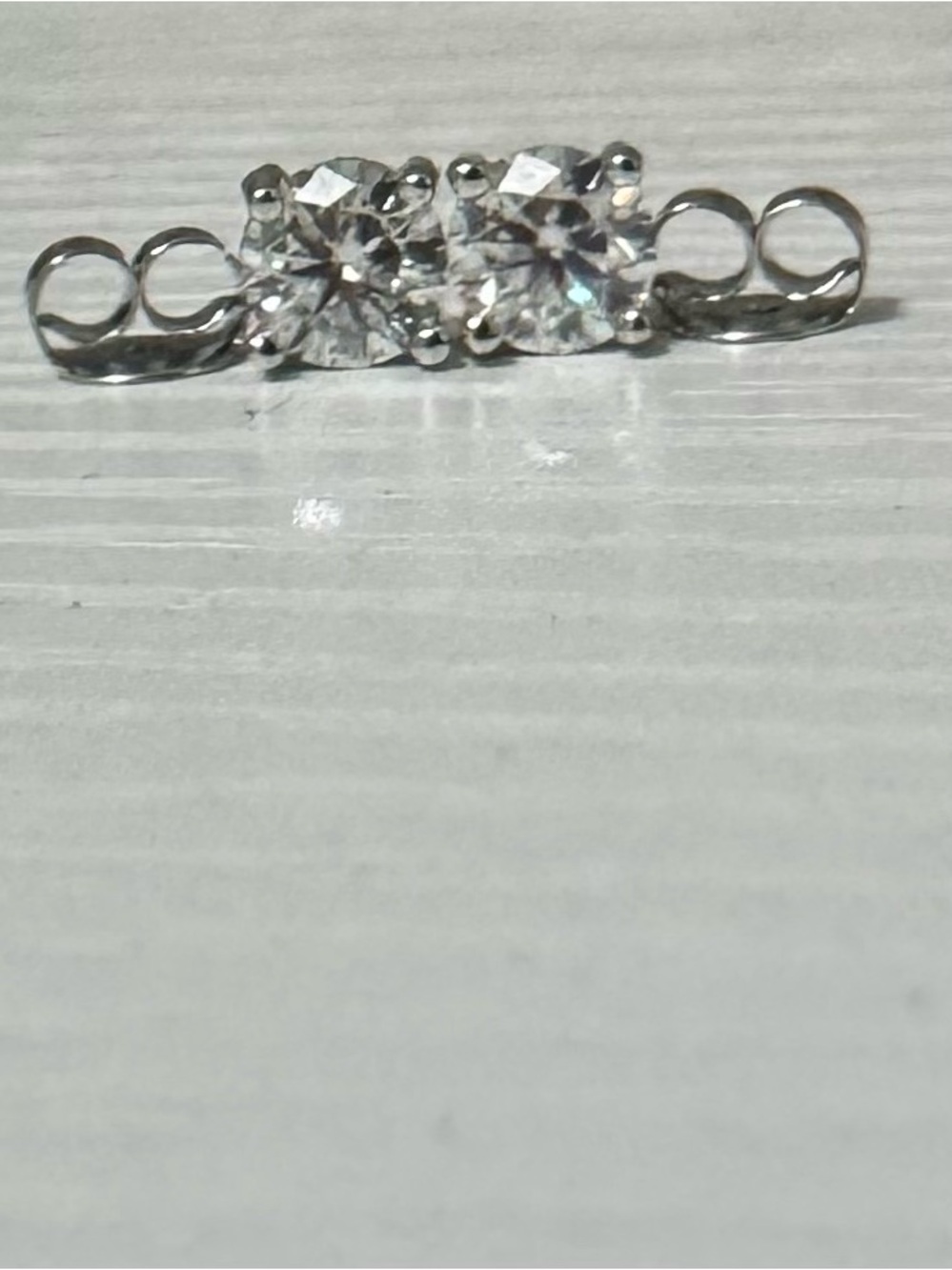 Unisex 0.50 CT 8mm D Color Moissanite Earrings 925 Sterling Silver GRACertified